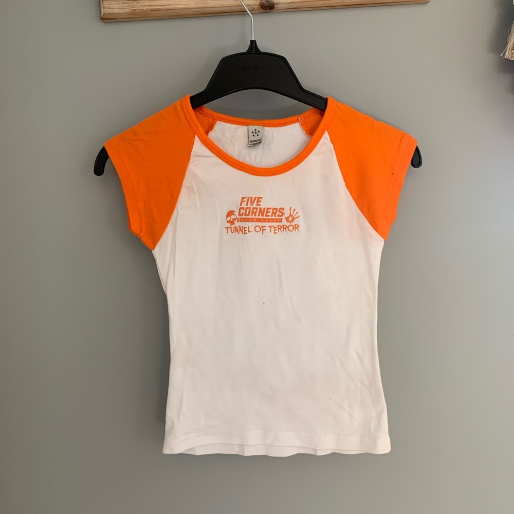 Orange Halloween Baby Tee